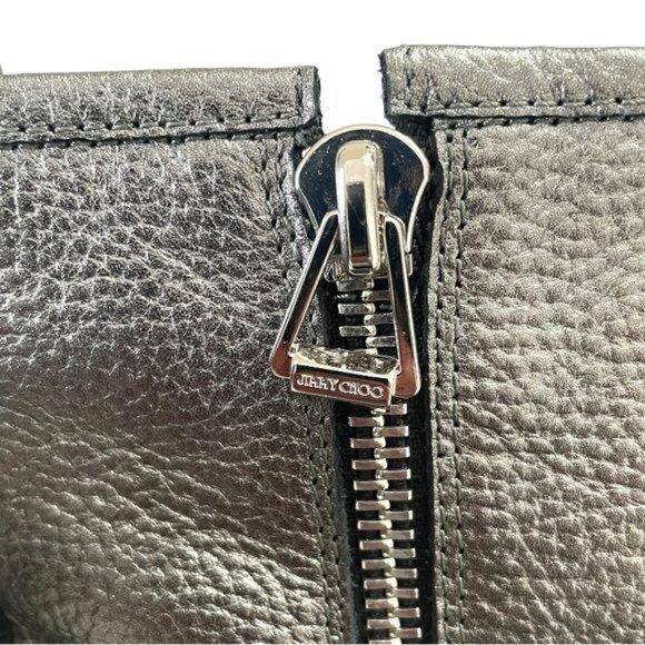 Jimmy Choo Leather Motorcycle Boots - Picture 6 of 10